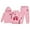 Pink, variant on WMQPNNS Girls Sweatsuit Set 2 Piece Outfits Boys Oversized Sweatshirt and Baggy Sweatpants with Pockets Tracksuit Set(Size 10-11 Years, Hot Pink)
