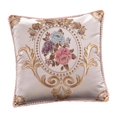 thumbnail image 2 of Funda de almohada de jacquard con estampado de flores de lujo Strade Fareast Limited cuadrada 48 cm x 48 cm, 2 of 8