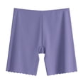 thumbnail image 7 of Women's Cooling Slip Shorts Under Dresses - Anti Chafing High Waisted Boyshort Underwear for Yoga Workout Purple 3XL, 7 of 7