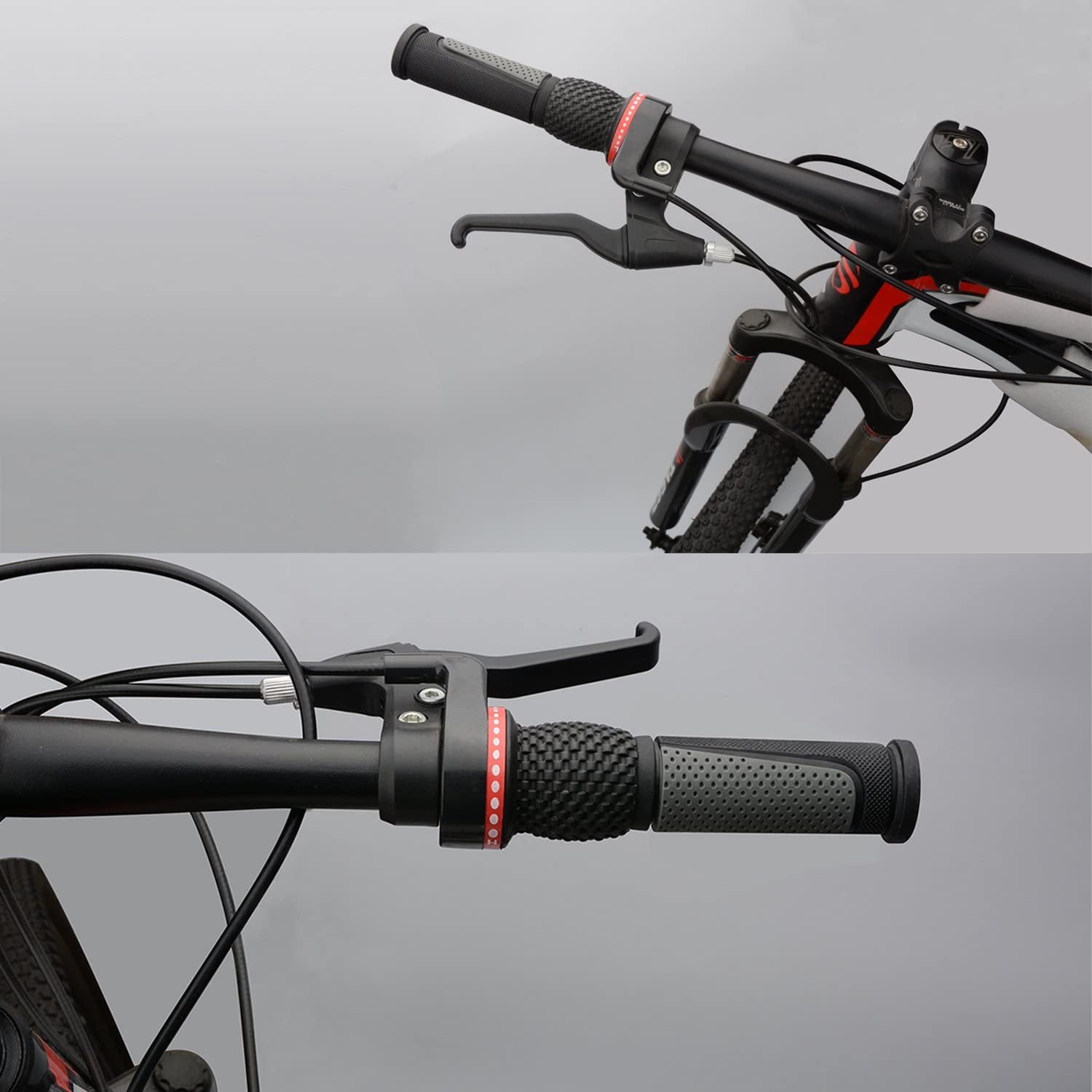 short handlebar grips