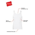 thumbnail image 3 of Hanes Men's 3-Pack A-Shirt, White, Small, 3 of 5