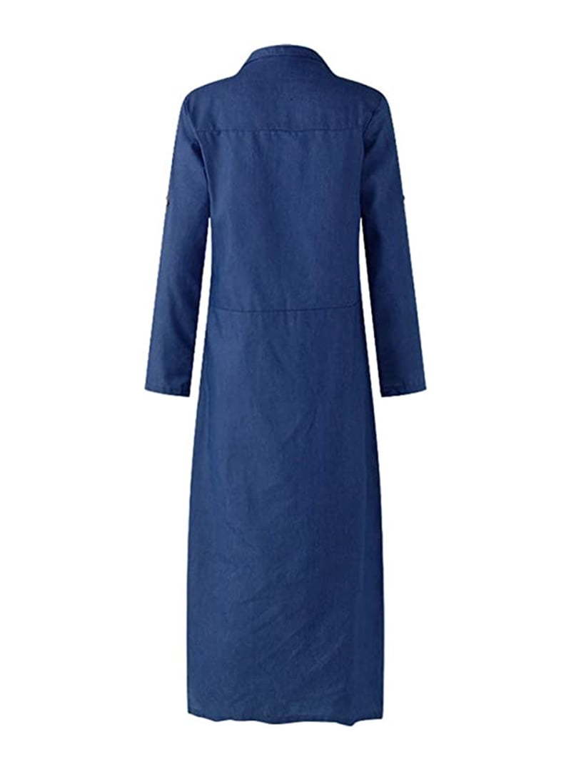 white christmas dresses Shoals Denim Shirttail Dress - main image 0
