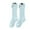 Light Green, variant on Kids Girls Knee High Socks Long Boot Crazy Silly Fun Gift Cute Tall Animal Socks for Child