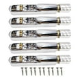 thumbnail image 1 of Xuanheng Headless Electric Guitar Bridge & Tailpiece Set Single Saddle Metal Spare Parts Guitar Parts Guitars Modification Accessories silver 5strings, 1 of 8