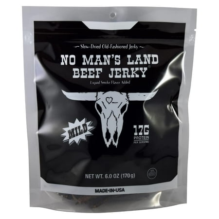 No Mans Land Beef Jerky No Man`s Land Mild 6oz Beef Jerky