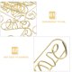 thumbnail image 2 of 50 Uds. Clips de papel pequeños Clips de papel en forma de hueso de colores Clips de archivo papelería de oficina, 2 of 5