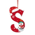 thumbnail image 1 of 2D Acrylic Christmas Tree 26 Letter Pendant Decorative Gift Family Christmas Party Pendants, 1 of 6