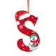 thumbnail image 1 of Adornos navideños, adornos navideños, regalos navideños, árbol de Navidad acrílico 2D, colgante de 26 letras, regalo decorativo, colgantes para fiestas navideñas familiares, objetos colgantes, 1 of 6
