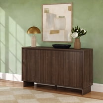 Modern Sideboard, 3 Door  (1499 x 406 x 864mm / 59 x 16 x 34in), Walnut