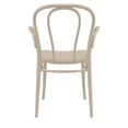 thumbnail image 2 of Compamia Victor XL Resin Outdoor Arm Chair Taupe, 2 of 5