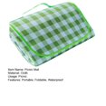 thumbnail image 4 of LCXmlly Tapis de Camping Extérieur avec Poignée Imperméable Lavable en Machine Pliable à Carreaux Portable Extérieur, 4 of 6