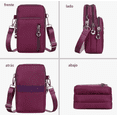 thumbnail image 2 of Bolso Xtellar Bandolera Impermeable Multifuncional Casual Para Mujer Color Violeta, 2 of 4