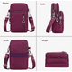 thumbnail image 2 of Bolso Xtellar Bandolera Impermeable Multifuncional Casual Para Mujer Color Violeta, 2 of 4