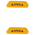 thumbnail image 2 of Unatoiry 4PCS/Set Car Door Stickers Warning Mark Tape Auto Exterior Reflective Tape Auto Exterior Accessories Open Sign Safety Reflective Strip yellow 2Set, 2 of 6
