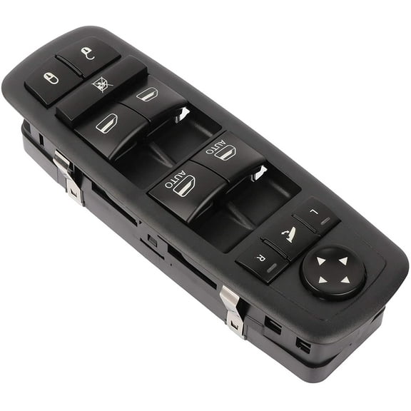 CCIYU Power Window Switch Front Left Replacement Parts Fits For 2014-2015 For Jeep GRAND For Cherokee 4D SUV Replace 68184803AC