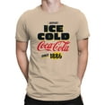 thumbnail image 2 of Officially Licensed Coca Cola Vintage Ice Cold 1886 Men's T-shirt, 2 of 3