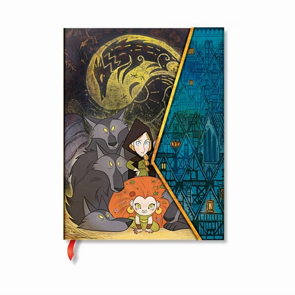 Wolfwalkers Ultra Lined Hardcover Journal, 144pg, 120gsm, Cartoon Saloon Collection by Paperblanks (Irish Folklore Trilo, (Hardcover)