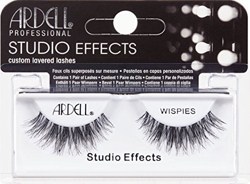 Ardell Lashes Studio Effect Wispies Black, 1 Ct, 2 Pack 
