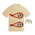 thumbnail image 1 of Tablero de actividades Montessori para niños y niñas: piezas para armar, juguete sensorial para el desarrollo. Ropa, 1 of 9