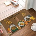 thumbnail image 4 of Thanksgiving Fall Welcome Decorative Doormat 30x17inch, Non Slip and Washable Gnome Maple Leaf Doormat Door Mat for Yard, Entryway, Farmhouse, Patio, Front Porch, 4 of 5