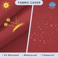 thumbnail image 5 of ATR ART to REAL Outdoor Replacement Cushion for Recliner, 5.5”Thick, Removable Washable Cover, Water Resistant, Red, 5 of 9