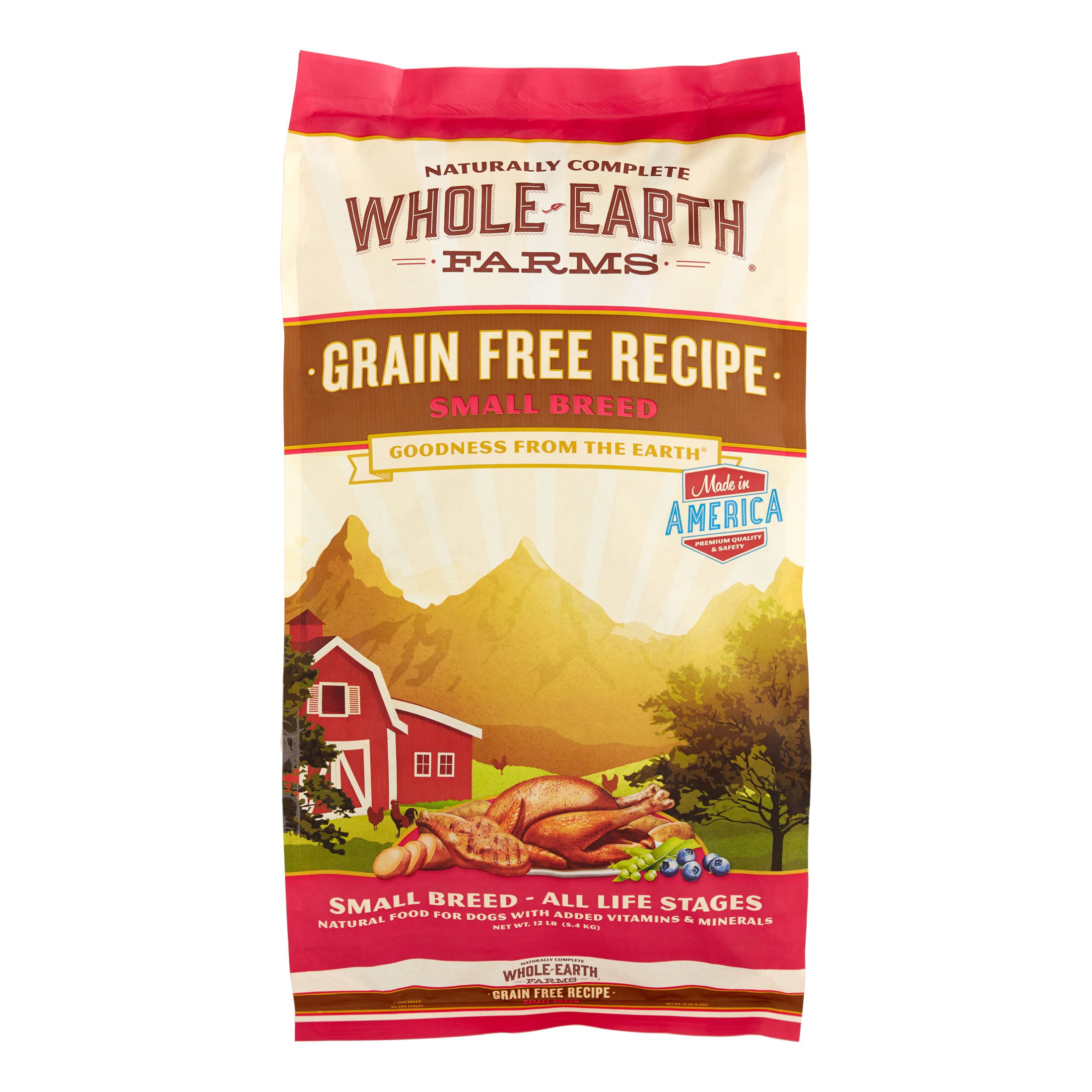 Whole Earth Farms Grain-Free Small Breed Dry Dog Food, 12 lb - Walmart.com - Walmart.com