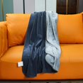 thumbnail image 1 of Manta impermeable Ahinahwap 102 x 152 cm reversible gris oscuro, 1 of 6