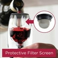 thumbnail image 6 of Red Wine Aerator-Wine Aerator Pourer- Includes Base Enhanced Flavors with Smoother Finish-Black, 6 of 6