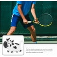 thumbnail image 4 of HUGFEGWE Raquette de Tennis en Forme de Vache Blanche Mignonne, Amortisseur de Vibrations en Silicone Doux, Amortisseur de Chocs en Forme de Dessin Animé pour Raquette de Balle CA919-82475, 4 of 8