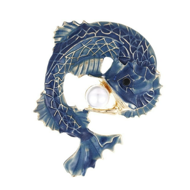 Guardurnaity Broche decorativo de aleación para mujer, regalos, joyería, broches de pescado, accesorio de vestir para abrigo, cárdigan Ropa, zapatos y accesorios Miscelánea
