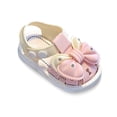 thumbnail image 5 of REDARER Toddler Kids Bow Rhinestone Closed Toe Sandals Non- First Walker Shoes for Girls Summer,6, 5 of 5