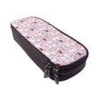 thumbnail image 6 of Lsque Easter Rabbit Printed Big Capacity PU Leather Pencil Case Large Pencil Pouch Stationery Pen Bag Pencil Holder for Teen, 6 of 6