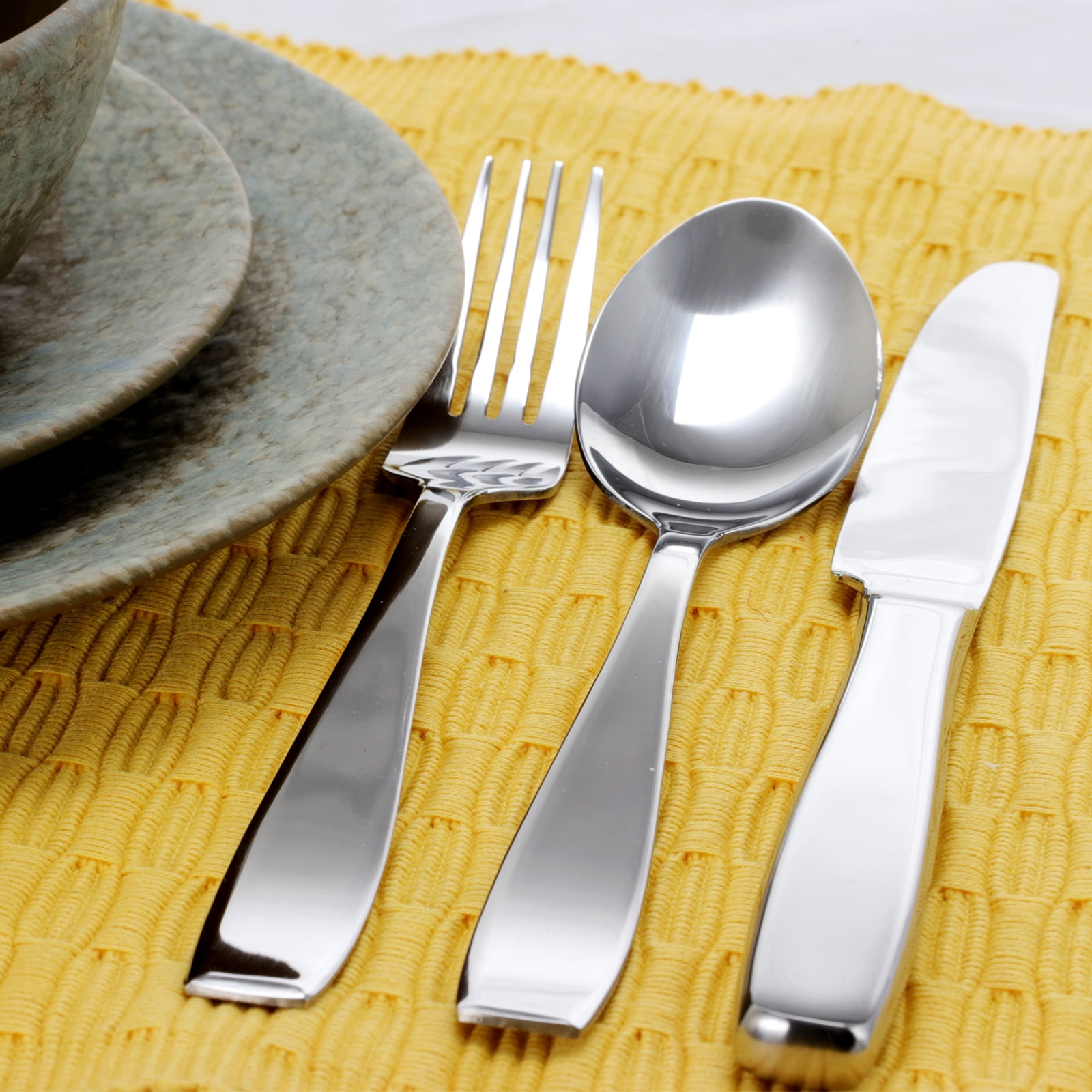 Gibson Home Castleford 20-Piece Stainless Steel Flatware Set