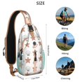 thumbnail image 5 of Sling Backpack Small BackpackHiking Sling Backpack for Hiking Dating Gym Cycling Working Starfish, 5 of 6