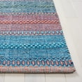 thumbnail image 4 of SAFAVIEH Montauk Albine Striped Cotton Area Rug, Blue/Orange, 4' x 6', 4 of 9