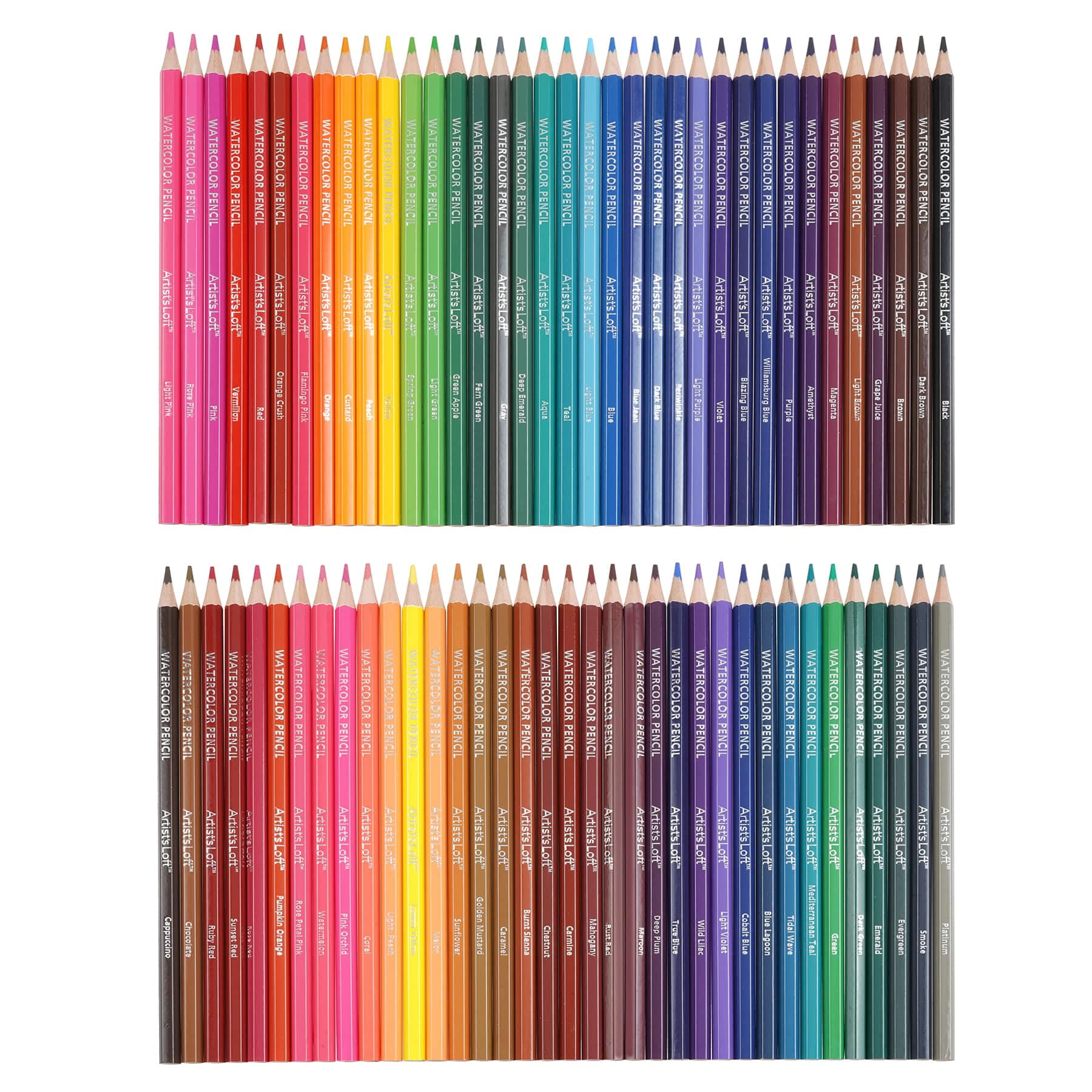 Colorarty 72 Vivid Watercolor Pencil Set (Luxury Cedar Wood