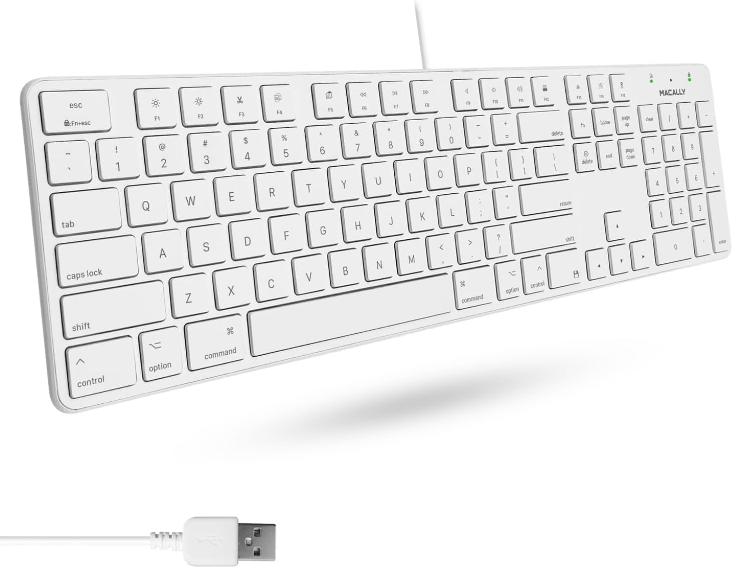 Restored Apple Magic Keyboard MLA22LL/A (Silver) (Refurbished