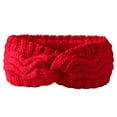 thumbnail image 2 of Yoyauz Thick Knitted Headband Knitting Winter Headband Earmuff Crochet Hijab Ladies Girls, 2 of 5