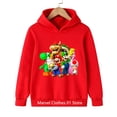 thumbnail image 4 of Sudadera de moda para niños y niñas, suéteres de dibujos animados, ropa de otoño para niños, sudaderas con capucha Bros, 4 of 5