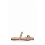 Jewel Badgley Mischka Helena Flat Summer Sandal