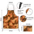 thumbnail image 3 of Camouflage Adjustable Waterproof Apron for Adults 33x27 Inch – Cooking Apron with 2 Large Pockets, Durable Polyester Bib for Kitchen, Baking, BBQ, and Home Use, 3 of 6