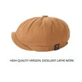 thumbnail image 1 of Spring Woman Man Hats Vintage Style Breathable Soft Comfortable Cap Headwear Accessory for School Office Outdoor Activity Coffee S Type 2, 1 of 6