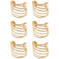 thumbnail image 2 of Napkin Rings Set Of 6, Hollow Napkin Ring Holder for Table Decoration, 2 of 5