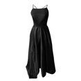 thumbnail image 4 of Ketyyh-chn99 Sun Dresses for Women Casual Summer Dress Maxi Evening Dress Elegant High Waist Wedding Party Gown Long Dress Black,S, 4 of 4