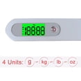 thumbnail image 5 of Báscula de equipaje Báscula de peso digital portátil Báscula electrónica para maletas Báscula colgante Báscula de pesaje para equipaje 110 lb/ 50 kg con retroiluminación con, 5 of 5
