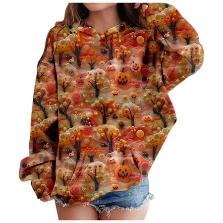

Toddler Girl Sweatshirt Children Fashion Casual Printed Pocket Long Sleeve Hoodie Sports Hoodie Cute Pullover Tops Clothes for Girls Size 2-3T