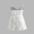 thumbnail image 6 of Women's Satin Drape Cowl Neck Sleeveless Strappy Cami Party Midi Dress, 6 of 8