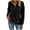 Black, variant on Fall Fashion Must Haves Womens Long Sleeve Solid Color V Neck Sweatshirt Tops Zip up Pullover Casual Wear Women Fall Clothes