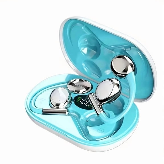 New HiFi Wireless Ear Hook Earphones,14.2mm Driver,60H Long Battery,Call Noise Reduction,Sweatproof Sports Headphones for Running Gaming