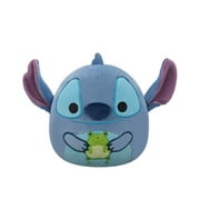 Squishmallows Lilo & Stitch, Stitch Holding Frog Plush - Large 10 Inch